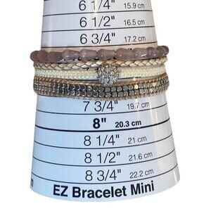 Victoria Emerson multistrand bracelet Pink Lilac